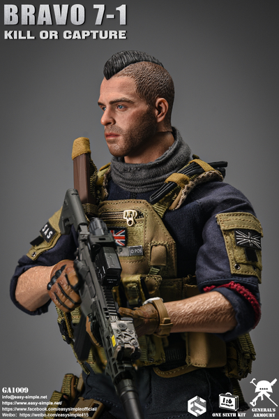 Джон "Соуп" МакТавиш (Soap, CoD Modern Warfare 2 2022)  - Коллекционная ФИГУРКА 1/6 scale BRAVO 7-1 KILL OR CAPTURE (GA1009) - General's Armoury