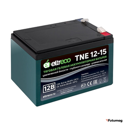 Тяговый аккумулятор Eltreco TNE12-15 (12V12A/H C3)