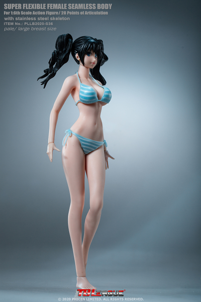 СУПЕР-ПОДВИЖНОЕ БЕСШОВНОЕ ЖЕНСКОЕ ТЕЛО (ТЕЛОИД) 1/6 S36A Super Flexible Seamless Female Body Figure - PHICEN (TBLeague)