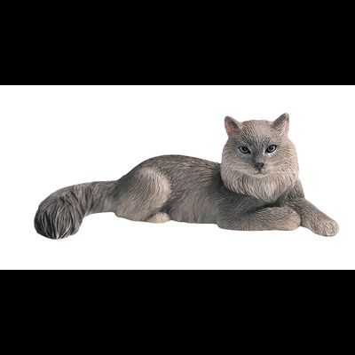 Мини мейн-кун (серый) - Коллекционная ФИГУРКА 1/12 scale mini maine coon (JS2310A) - JXK