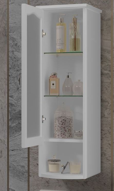 Шкаф подвесной Opadiris Риспекто 30 белый матовый, левый