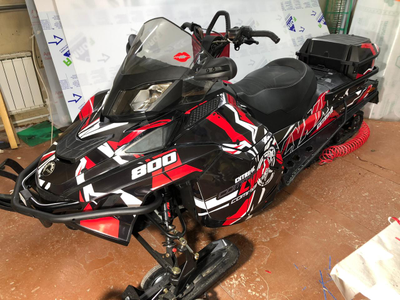 Наклейки на снегоход  Lynx Ranger Expedition Commander 2011-2019 №1713