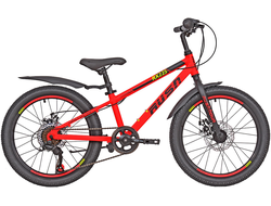 Детский велосипед RUSH HOUR RX 205 DISC ST красный, рама 11