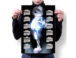 Календарь настенный Андертейл, Undertale №14