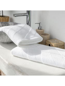 Полотенце Verossa Wave Texture Белый 50х90