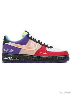 Nike Air Force 1 Low «What The LA» White/Blue/Yellow Мужские (41-45)