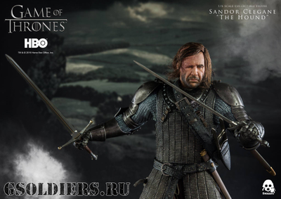 Купить коллекционную фигурку Сандора Клигана (Sandor Clegane), Игра Престолов (Game of Thrones) 1/6
