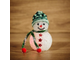 Фигура светодиодная Снеговик 10см, RGB 513-019