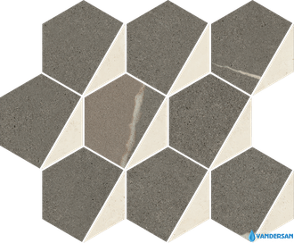 Декор Italon Metropolis Mosaico Hexagon Warm 25.4x31