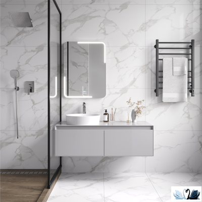 Керамогранит Italica Statuario Perfect Silver 60х120 см белый полированный