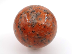 Шар Кварцит оранжевый, Индия (50 мм, 188 г) №28090