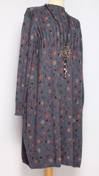 ПЛАТЬЕ БОХО хлопок "ПРОВАНС" джинс р.46-54