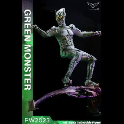 Зеленый Гоблин, Норман Осборн (Уиллем Дефо, "Человек-Паук") - КОЛЛЕКЦИОННАЯ ФИГУРКА 1/12 green monster (PW2023) - PWTOYS