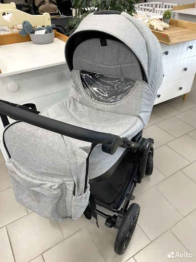 Детская коляска 3 в 1 Farfello Molly Trio Серый