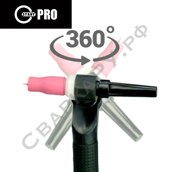 Горелка для TIG сварки Старт TIG RF 360° SuperFlex