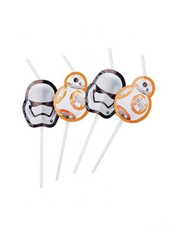 Трубочки "звездные войны" 6 шт.