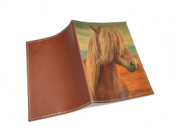 Обложка на паспорт с принтом "Лошадь"