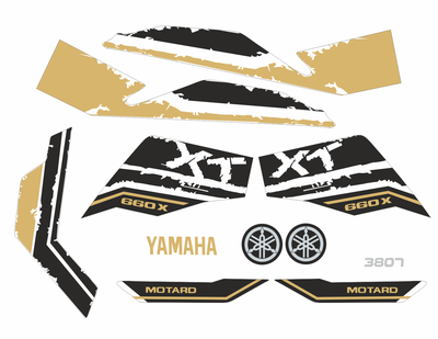 Наклейки на YAMAHA XT660X #3807