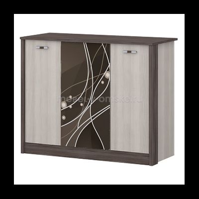 ОМ175 Комод "Николь" с дверками. Размер: 1066х860х452.