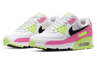 женские кроссовки Nike Air Max Womens 90 GS 'Pink Volt' CT1030-100 брендовая обувь