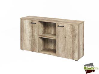 Тумба приставная к двум столам L-681 Дуб Каньон 1419*376*750 мм (Ш*Г*В)