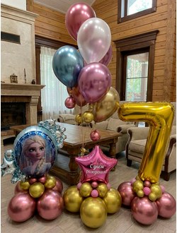 Набор шаров на 7 лет Холодное сердце