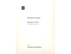 Strauss, Sonate F-Dur op.6 : fur  Violoncello und Klavier