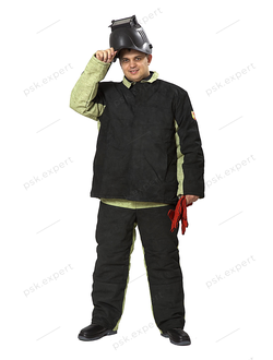 Костюм сварщика цвет черный олива