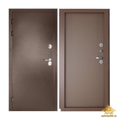 Двери с терморазрывом Норд 2050-980 металл металл Антик медный