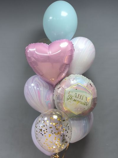 Сет из гелиевых шаров &quot;Зефир&quot;