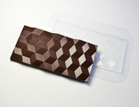 Пластиковая форма для шоколада &quot;Плитка кубики&quot;