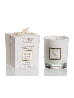 АРОМАТИЧЕСКАЯ СВЕЧА COLLINES DE PROVENCE "ЦВЕТОК ХЛОПКА"