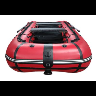 Моторная лодка ДИКИЙ 380 НДНД красный