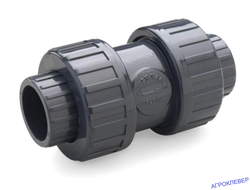 Обратный клапан клеевой (пружинный) 40мм