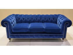 Плюшевый финский диван Chesterfield роскошного цвета