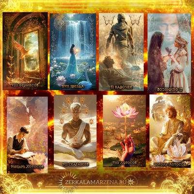 Таро 3 13 Мир Живой и Мир Иной Маржены Горбовой, с инструкцией и золотыми срезами.