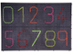 907006-10 Набор ПОЛИДРОН Узорная шнуровка №2 (Набор черных панелей для создания композиций)