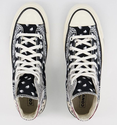 Кеды Converse Chuck Taylor All Star 70 Hi Offspring Paisley Black