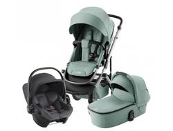 Коляска 3в1 Britax Roemer Smile 5Z, Classic Jade Green + BS CORE Midnight Grey