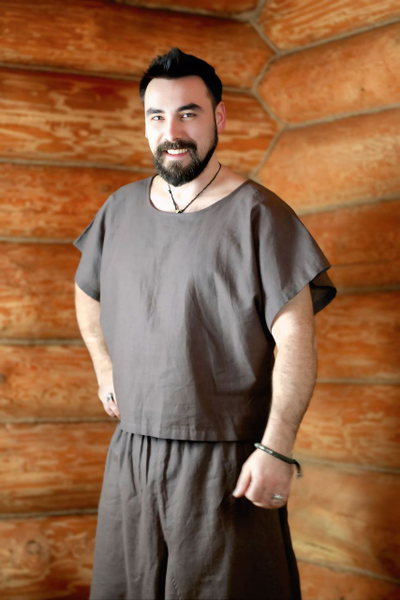 Конопляный костюм для пар-мастера "Дар Дзена"