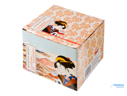 ЧАЙНИК ЗАВАРОЧНЫЙ 900 МЛ С БАМБУКОВОЙ РУЧКОЙ, ФАРФОР, "СИТЧИК" 824-868