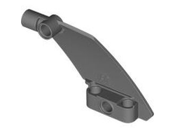 Technic, Panel Curved #60 5 x 7 Tapered Right, Dark Bluish Gray (80268 / 6450238)