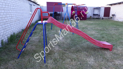 Скат пластиковый S-Line KBT 3 метра с подставкой для горки купить в Воронеже