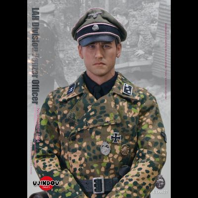 ПОМЯТ УГОЛОК - Немецкий танкист  - Коллекционная фигурка 1/6 scale WWII SS LSSAH Panzer (UD9027) - UJINDOU