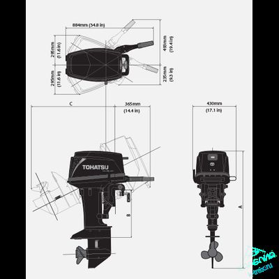 Лодочный мотор Tohatsu M30HEPS