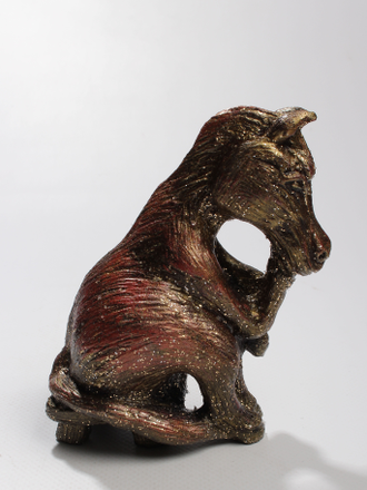 Талисман по года "Лошадь в мыслях" красная