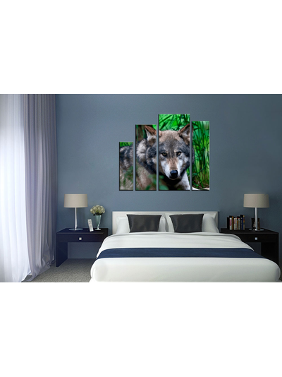 Модульная картина &quot;Волк&quot;