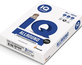 Бумага IQ Allround А4, марка В, 80 г/кв.м, (500 листов)