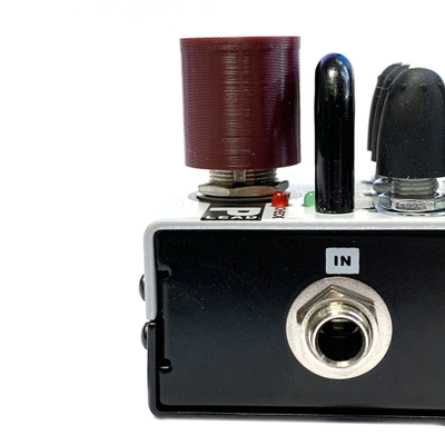 Насадка на кнопку педали эффектов, высокая (3D печать), 1 шт (бордовая)