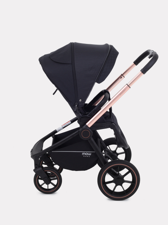 Коляска 2в1 MowBaby Zoom Gold Black